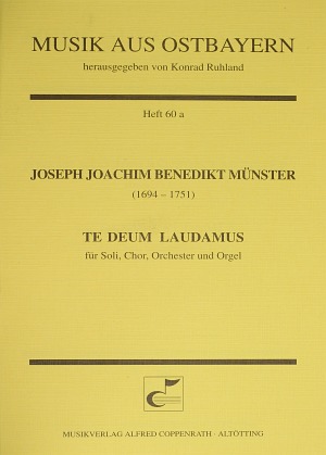 Joseph Joachim Benedikt Münster: Te Deum laudamus - Noten | Carus-Verlag