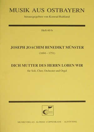 Dich Mutter des Herrn loben wir Full score