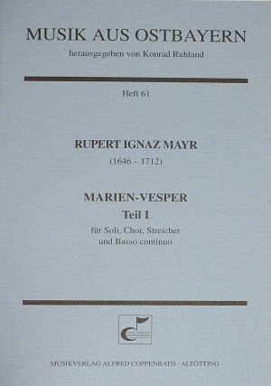 Marien-Vesper I Dirigierpartitur