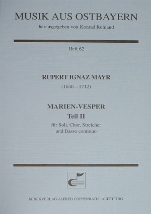 Marien-Vesper II Dirigierpartitur