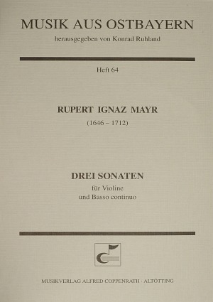 Mayr: Drei Sonaten - Noten | Carus-Verlag