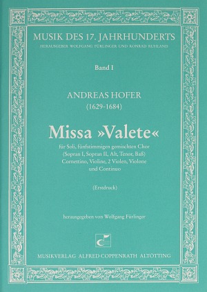 Andreas Hofer: Missa Valete - Noten | Carus-Verlag
