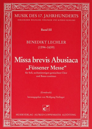 P. Benedikt Lechler: Missa brevis Abusiaca - Noten | Carus-Verlag