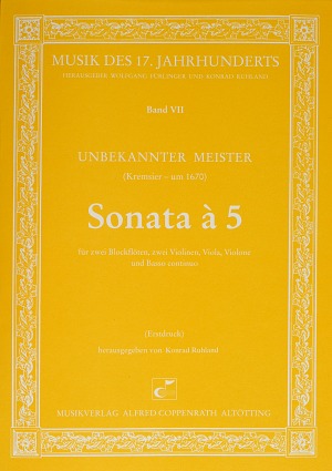 Sonata à 5 Partition