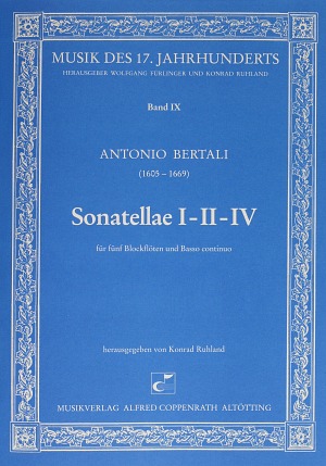 Bertali: Sonatella I-II-IV - Noten | Carus-Verlag