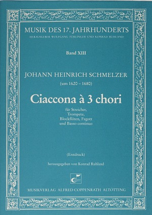 Ciaccona à 3 chori Partition