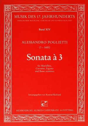 Alessandro Poglietti: Sonata à 3 - Noten | Carus-Verlag