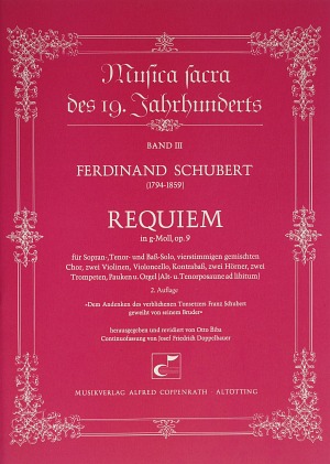 Ferdinand Schubert: Requiem in g - Noten | Carus-Verlag