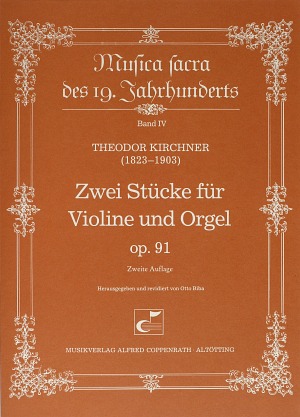 Kirchner: Zwei Stücke für Violine und Orgel op. 91 - Noten | Carus-Verlag