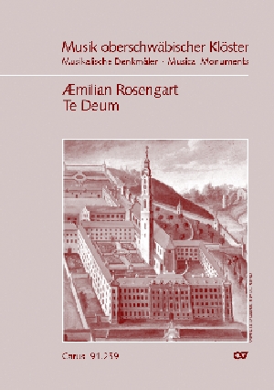 Te Deum laudamus Dirigierpartitur, Erstausgabe