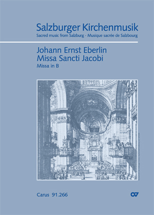 Johann Ernst Eberlin: Missa Sancti Jacobi in B - Sheet music | Carus-Verlag