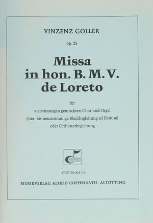 Missa in hon. B. M. V. de Loreto Partition