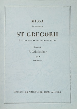 Missa in honorem S. Gregorii Partitur