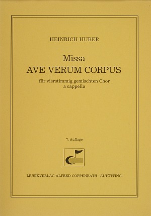Heinrich Huber: Missa Ave verum corpus - Noten | Carus-Verlag