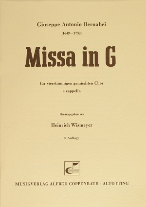 Giuseppe Antonio Bernabei: Missa in G - Noten | Carus-Verlag