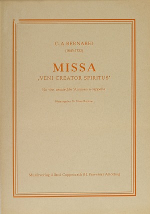 Giuseppe Antonio Bernabei: Missa