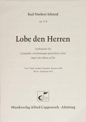Karl Norbert Schmid: Lobe den Herren - Noten | Carus-Verlag
