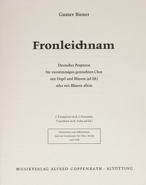 Thumbnail: Gustav Biener: Fronleichnam