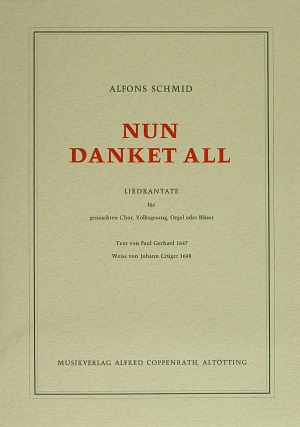 Alfons Schmid: Nun danket all - Noten | Carus-Verlag