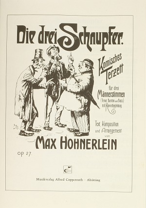 Die drei Schnupfer Komisches Terzett Partition