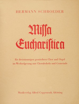 Missa Eucharistica Partitur