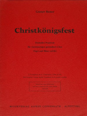 Christkönigsfest Deutsches Proprium Full score