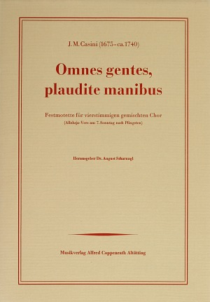 Giovanni Maria Casini: Omnes gentes, plaudite manibus - Noten | Carus-Verlag