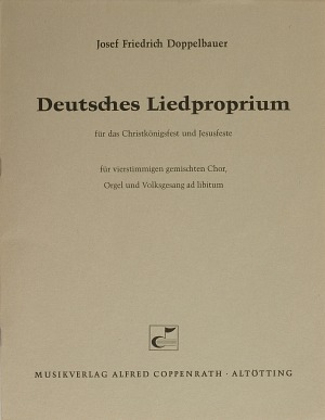 Deutsches Liedproprium für das Christkönigsfest und Jesusfeste Score