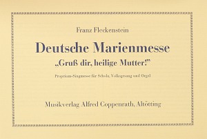 Deutsche Marienmesse Gruß dir, heilige Mutter! Score