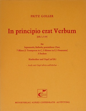 In principio erat Verbum Dirigierpartitur