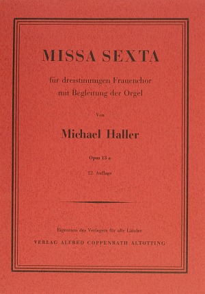 Michael Haller: Missa sexta - Noten | Carus-Verlag