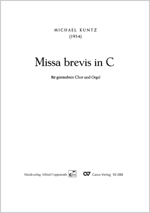 Missa brevis in C Partitur