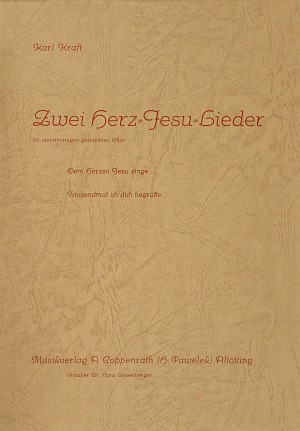Kraft, 2 Herz-Jesu-Lieder - Noten | Carus-Verlag