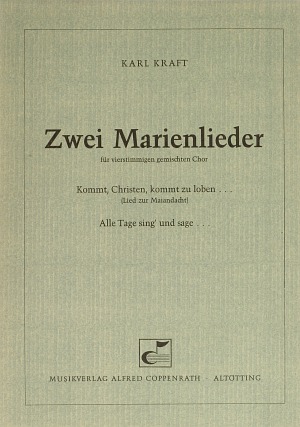Kraft: Zwei Marienlieder - Noten | Carus-Verlag