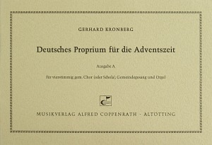Deutsches Proprium für die Adventszeit Partition