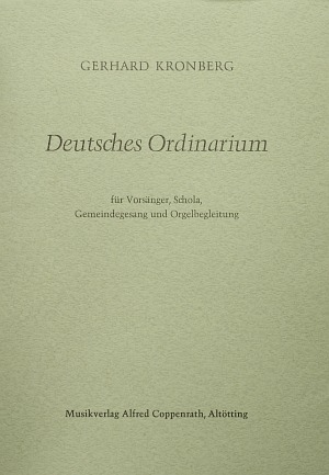 Gerhard Kronberg: Deutsches Ordinarium - Noten | Carus-Verlag