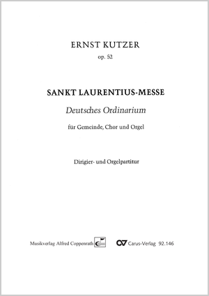 Sankt Laurentius-Messe Deutsches Ordinarium Full score
