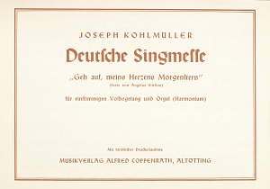 Geh auf, meins Herzens Morgenstern Deutsche Singmesse Score