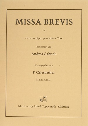 Andrea Gabrieli: Missa brevis - Noten | Carus-Verlag