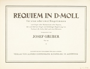 Requiem in d-Moll Partitur