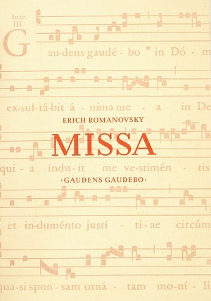 Erich Romanovsky: Missa Gaudens gaudebo - Noten | Carus-Verlag