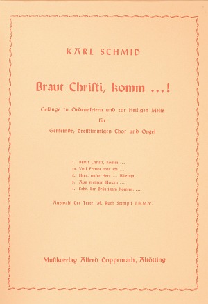 Schmid, Braut Christi komm - Noten | Carus-Verlag