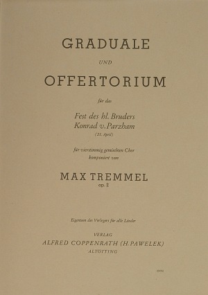 Tremmel, Graduale und Offertorium Partition