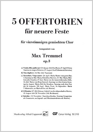 Tremmel, 5 Offertorien für neue Feste Partition