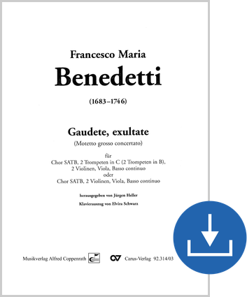 Gaudete, exultate Réduction piano-chant (téléchargement), fichier pdf