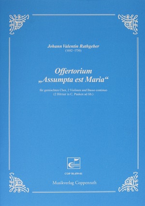 Johann Valentin Rathgeber: Assumpta est Maria - Noten | Carus-Verlag