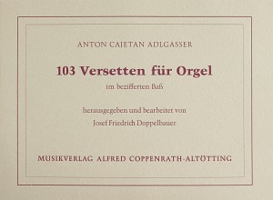 103 Versetten für Orgel im bezifferten Bass Score