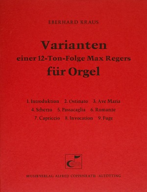 Thumbnail: Eberhard Kraus: Varianten einer 12-Ton-Folge Max Regers