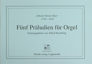 Fünf Präludien für Orgel Partition