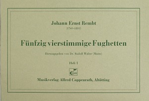 Thumbnail: Johann Ernst Rembt: Fünfzig vierstimmige Fughetten I